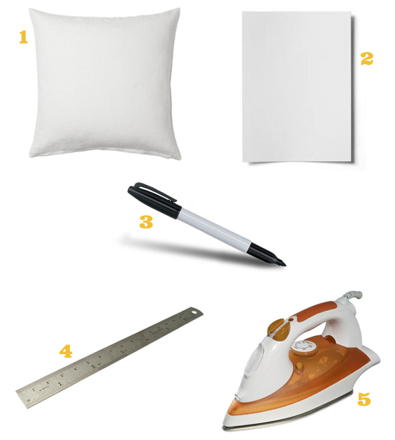 DIY Mudcloth Pillow Supplies