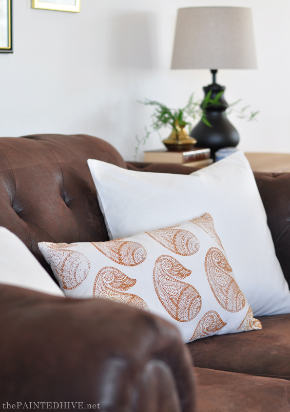 Block Printed Pillow