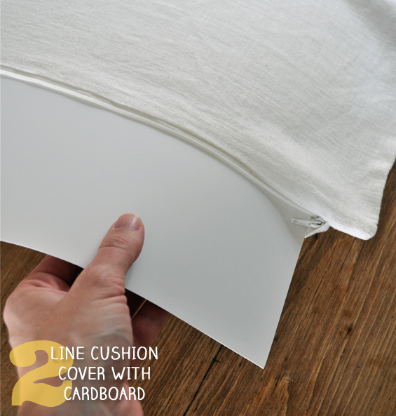 DIY Mud Cloth Cushion - Step 2