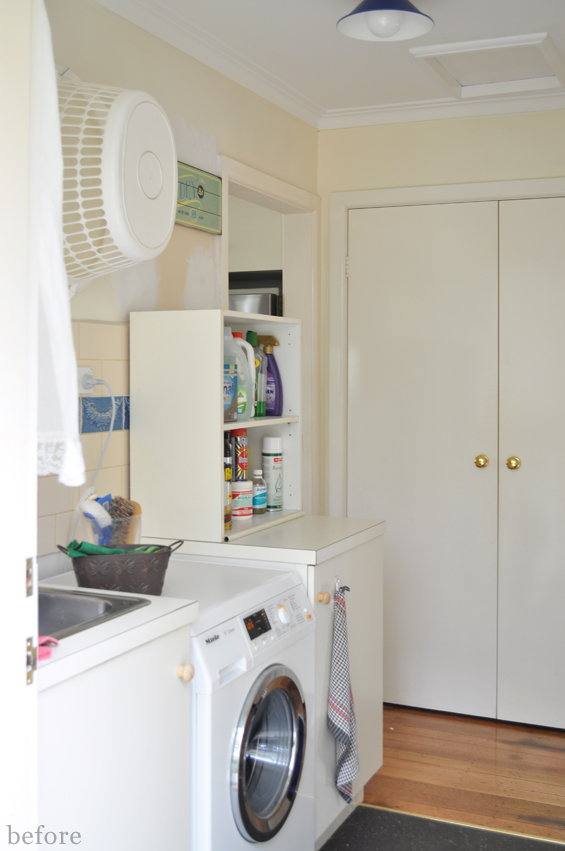Laundry Room Refresh Before