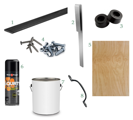 DIY Barn Door Supplies and Hardware