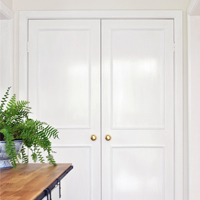 How to Add Trim to Plain Doors