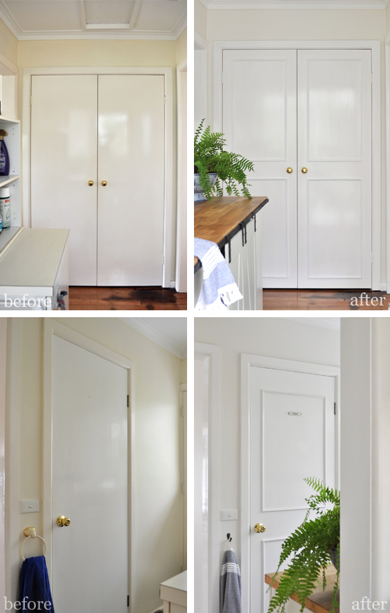 How To Add Trim Plain Doors The, Cabinet Door Trim Ideas