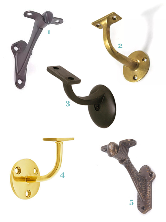 Handrail Brackets as Shelf Brackets