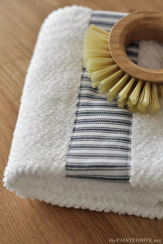 Stunning DIY Embellished Hand Towels