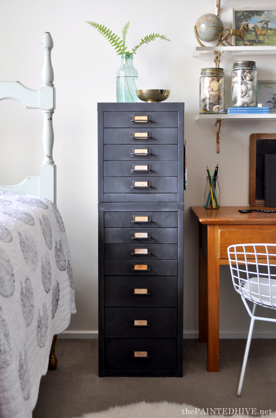 File Cabinet Craft Drawers and Lego Storage