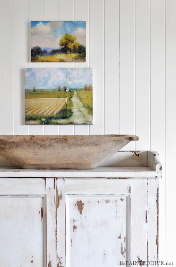 DIY Antique Paintings