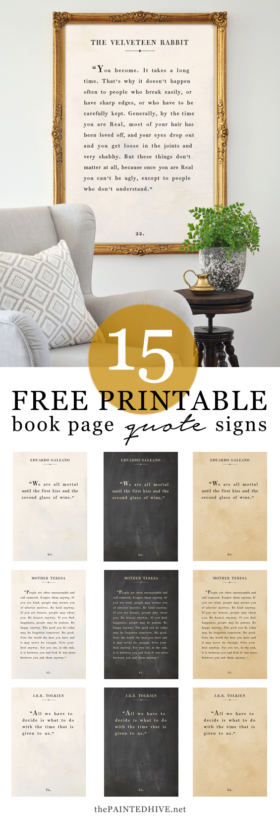 Amazing Large Scale Free Printable Quote Art