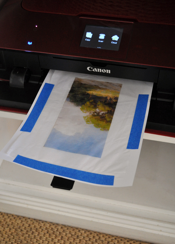 Printing onto Tissue Paper