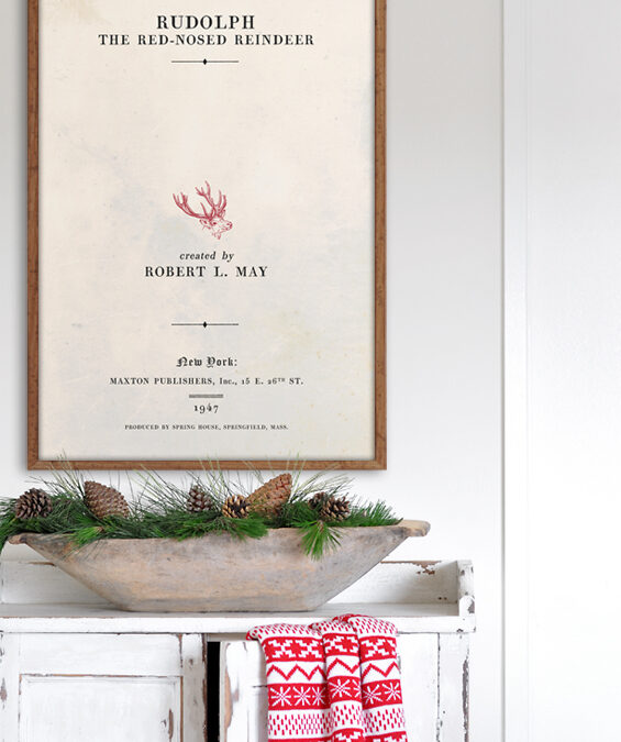 Free Printable Large-Scale Vintage Christmas Signs!