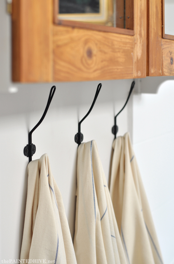 Ikea Hooks and Turkish Towels