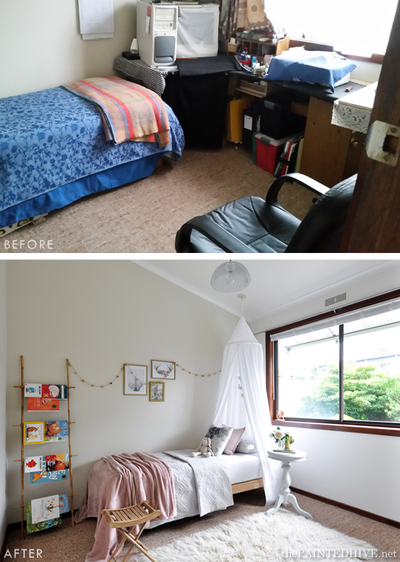 Bedroom Before and After