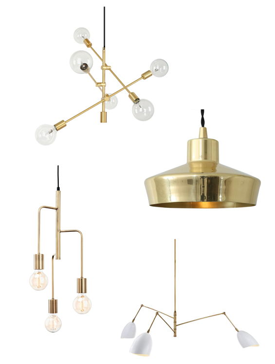 Brass Pendant Lights