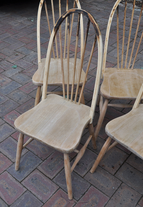 Chairs After Sanding