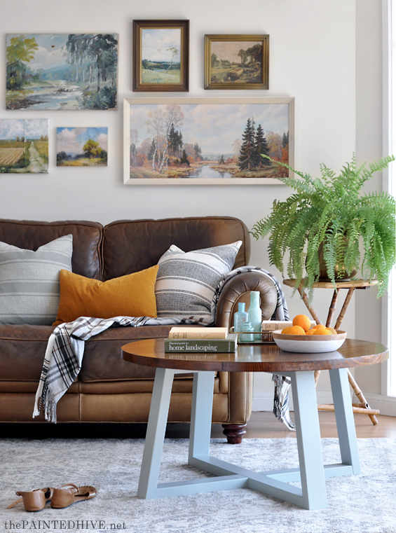 DIY Cross Base Coffee Table