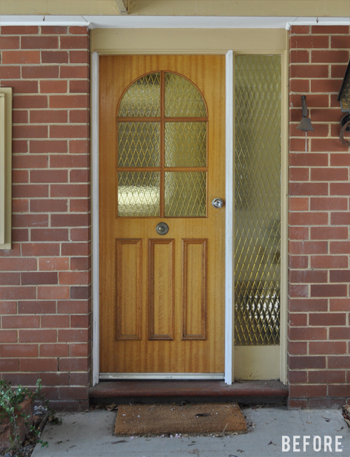 Door Makeover Before