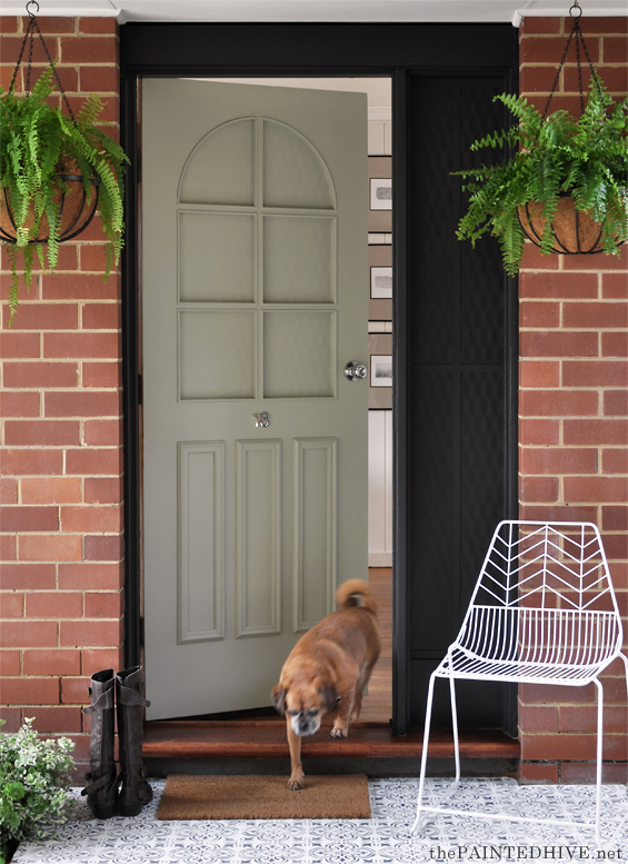 Front Door Makeover After