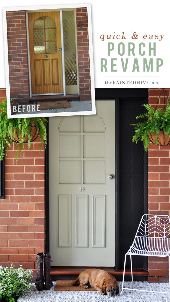 An Impromptu Front Entrance Makeover