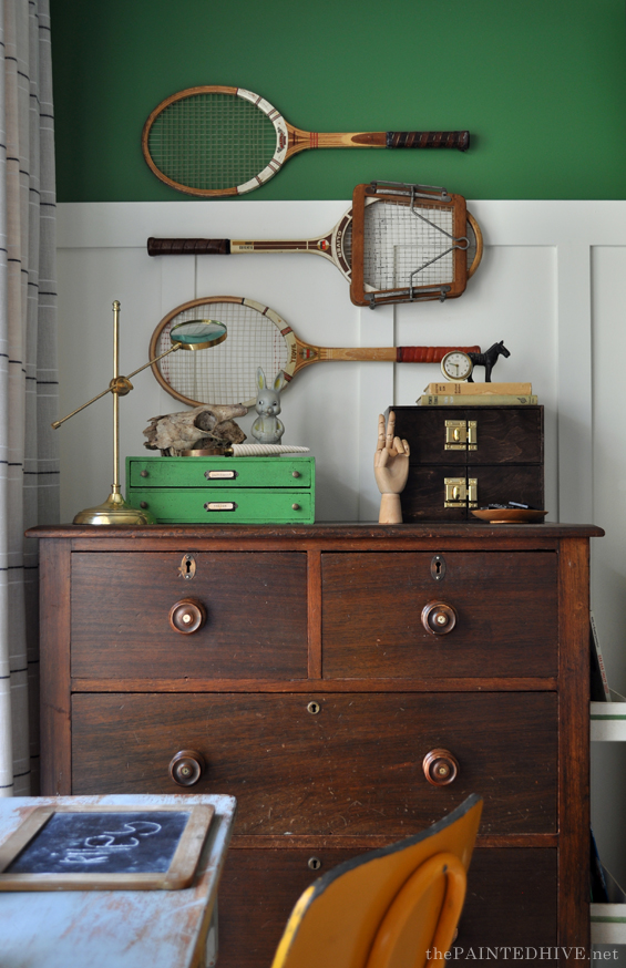 Cedar Dresser in Boy's Bedroom