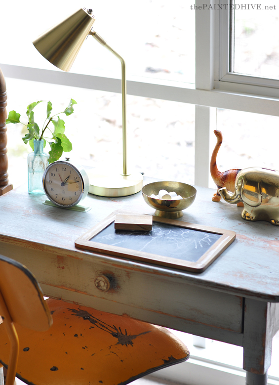 Kid's Desk Vignette