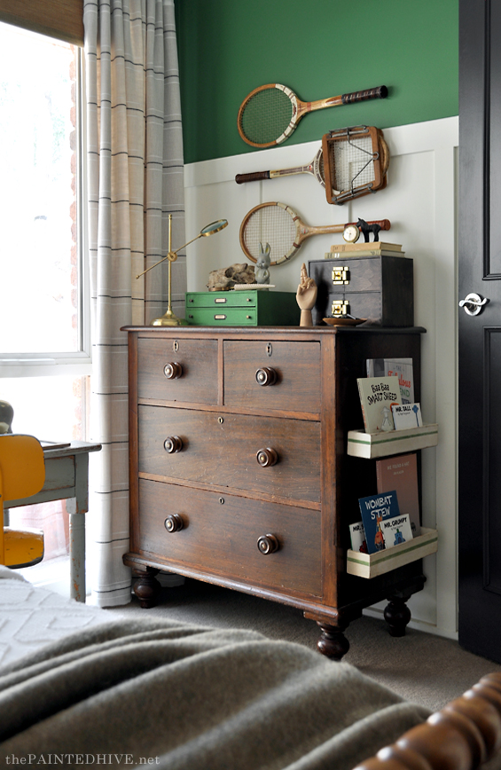 Cedar Dresser in Boy's Bedroom