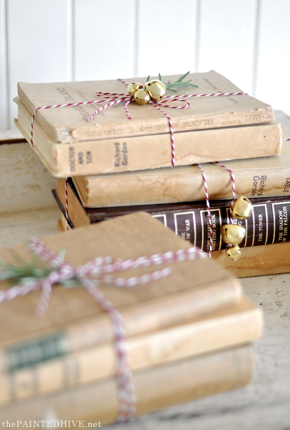 Wrapped Books for Christmas