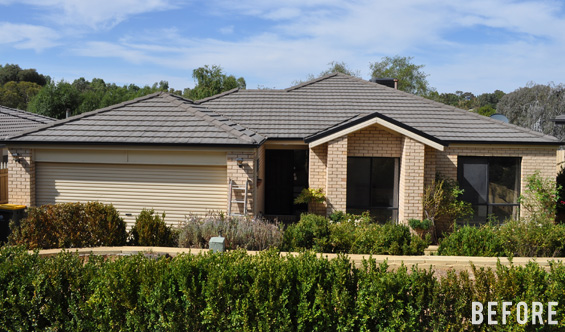 House Facade Before