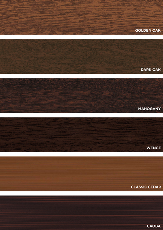 Gliderol Timber Look Garage Door Colours