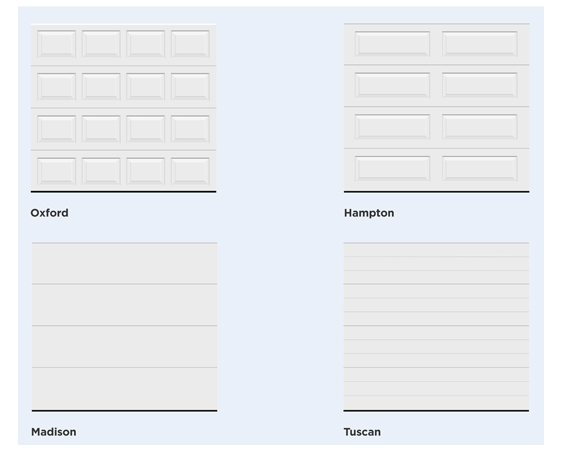 Gliderol Sectional Garage Door Styles