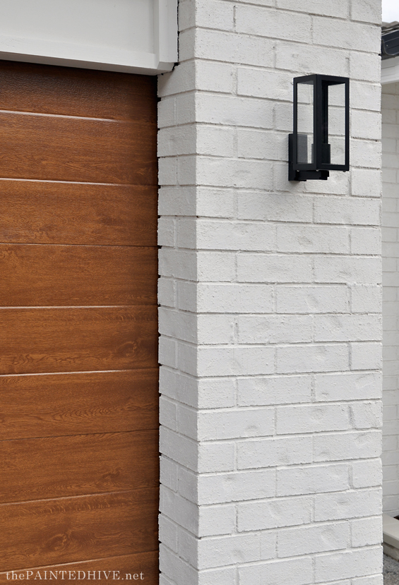 Garage Door and Sconce Light