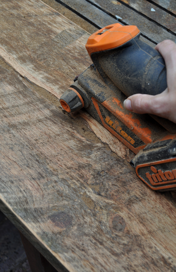 Sanding the Top