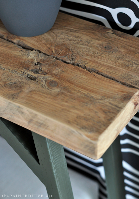 DIY Rustic Console Table