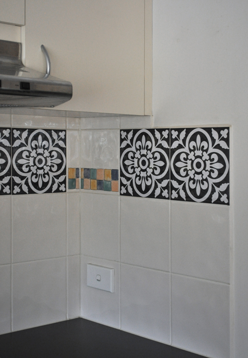 DIY Backsplash Tile Decals