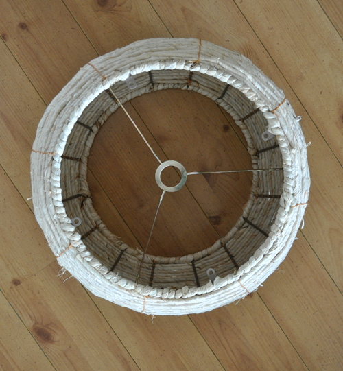 DIY Basket Pendant Light