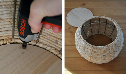 Basket Light DIY