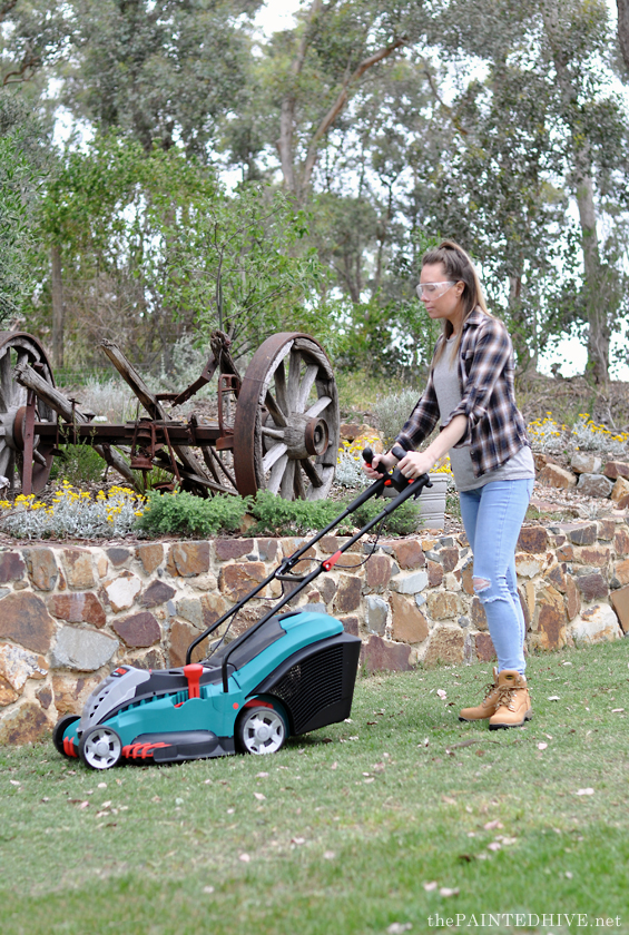 Bosch Cordless Lawnmower Review The Painted Hive