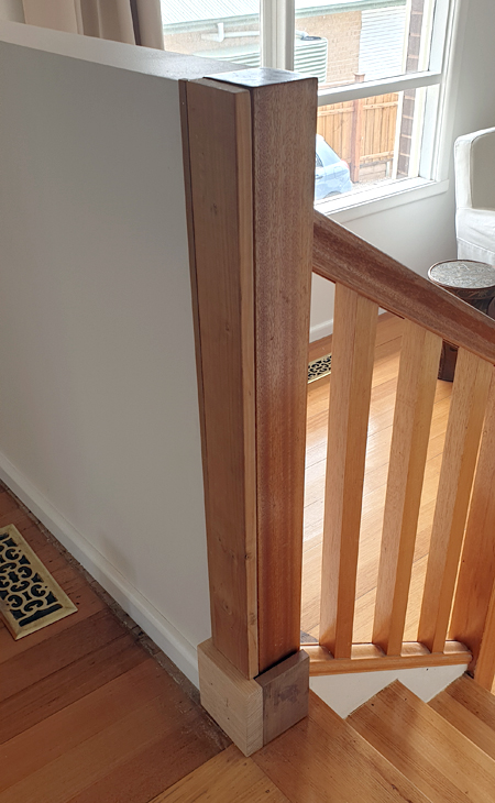 DIY Newel Post Makeover