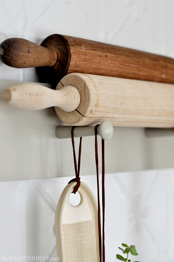 Shelf With Hooks Towel Rack Kitchen Decor Wooden Peg Rail Wooden