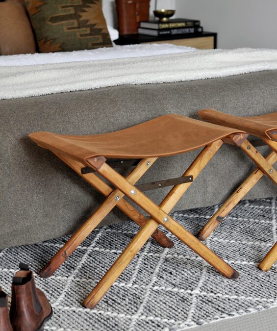 How to Turn Director’s Chairs into Stools