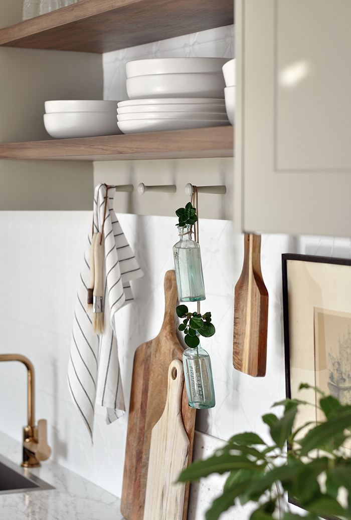 White Floating Shelves + Kitchen Decor - Stylish Petite